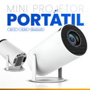 CineFlix™ - Projetor Portátil 4K + Tela 200 Polegadas (Brinde)