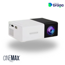 CineMax PRO™ - Mini Projetor Portátil 4K HD + Tela 200 Polegadas (Brinde)